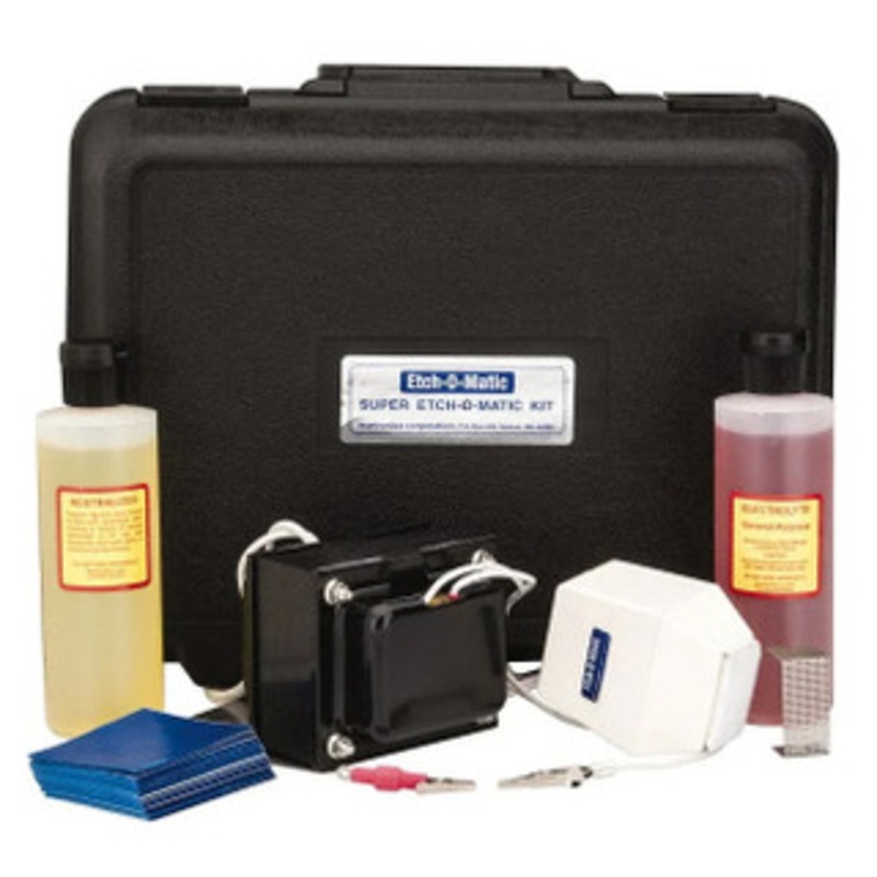 Etch-O-Matic Electric Etcher Marking Kit, 15 Volt, 10 Amp Super Kit – 77-161-8