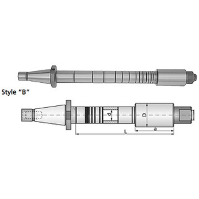 TMX Milling Machine Arbor, 51-1/4-B24-4 – 8-360-B060