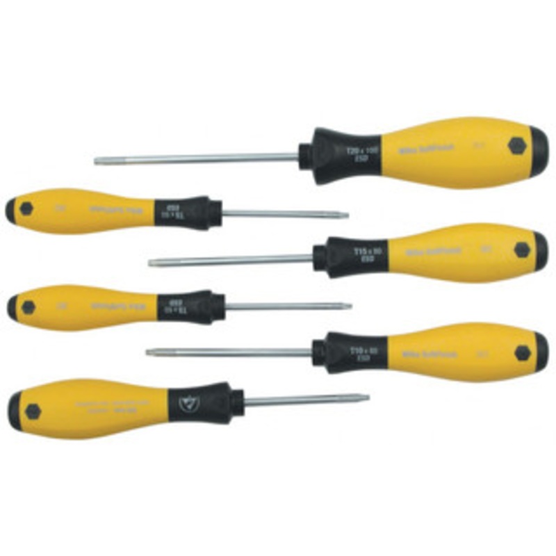 Wiha ESD Safe SoftFinish Torx Screwdriver 6 Piece Set – 36289