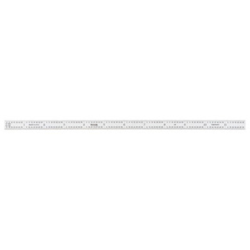 SPI Flexible Chrome Steel Rule, 12 4R – 30-156-4