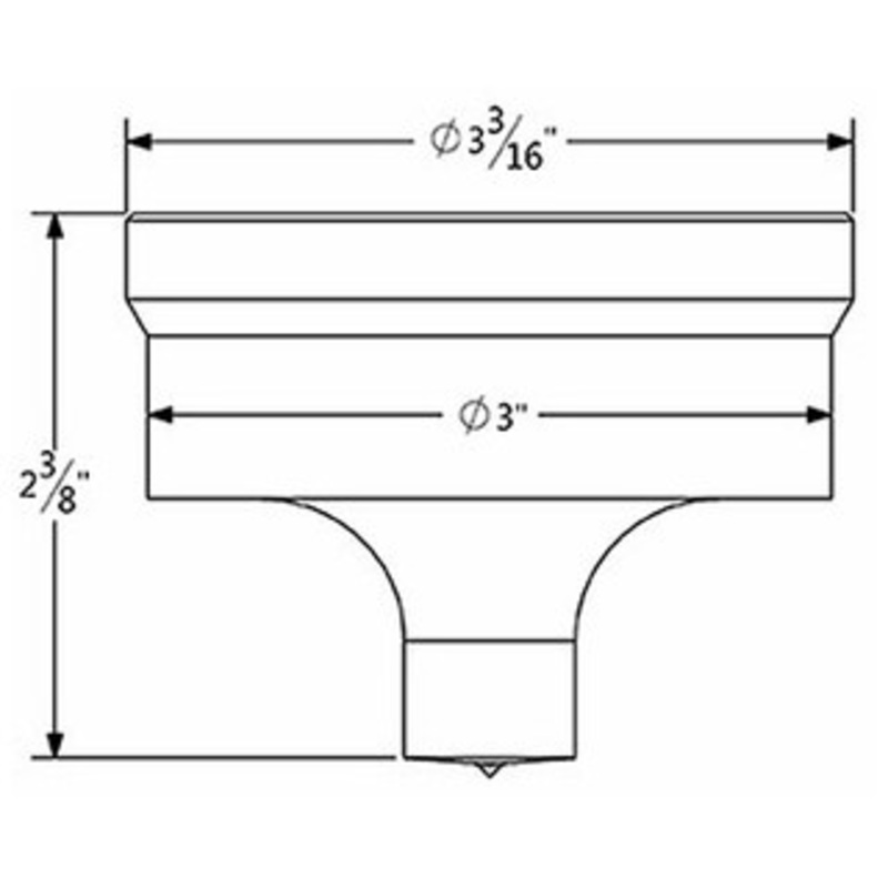 241 Oblong Punch with 1/4 x 1/8 Keyways – 241OB