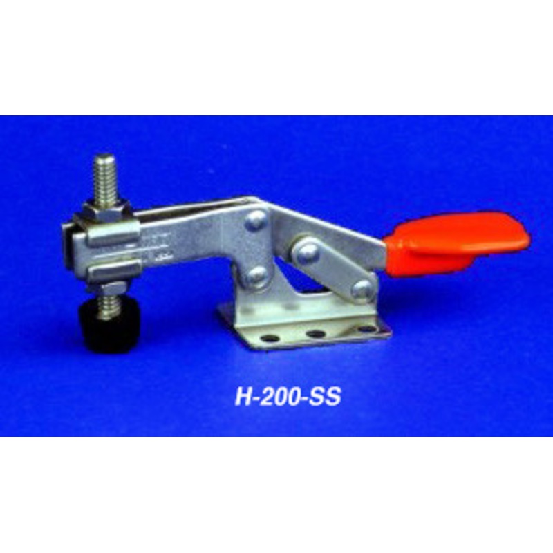 Knu-Vise Stainless Steel Horizontal Hold Down Clamp 1.5 Throat Depth – H-200-SS