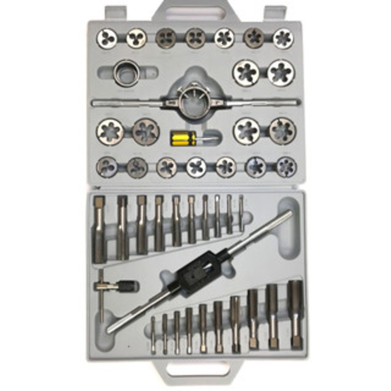 Precise 45 Piece 6-24mm Tungsten Steel Tap & Die Set – 1011-0002