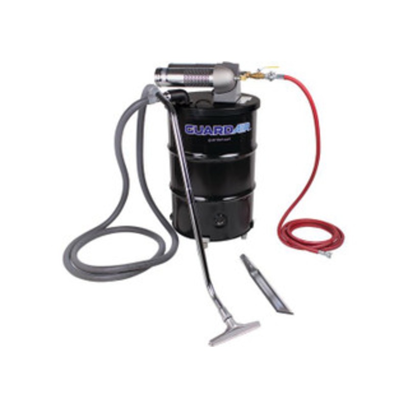 Guardair 55 Gallon Dual Venturi Drum Vacuum Kits w/ 1 1/2 Vac Hose – N552BCX