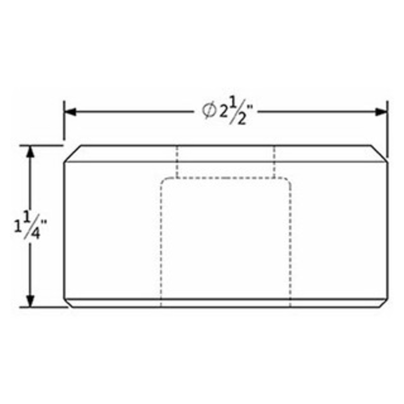 420 Square Die with 1 Whistle Spot – 420SQ