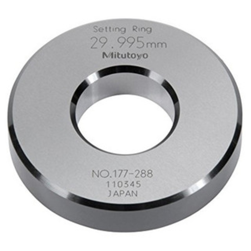 Mitutoyo Metric Steel Setting Ring, 30mm – 177-288