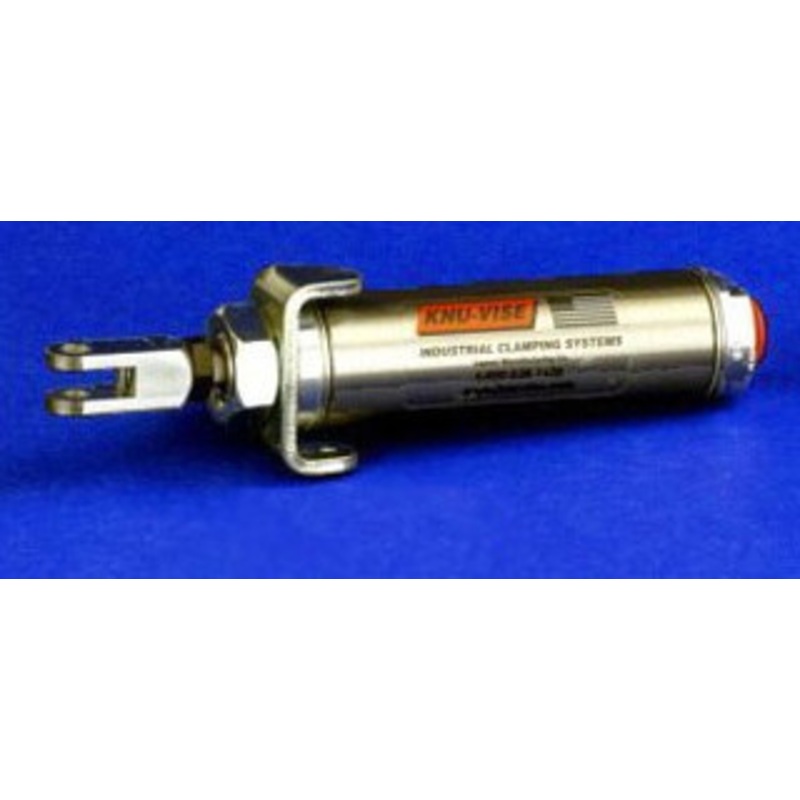 Knu-Vise Cylinder for AO-101 Clamp, Bulkhead Mount Single Action Spring Return – CY-101-SA