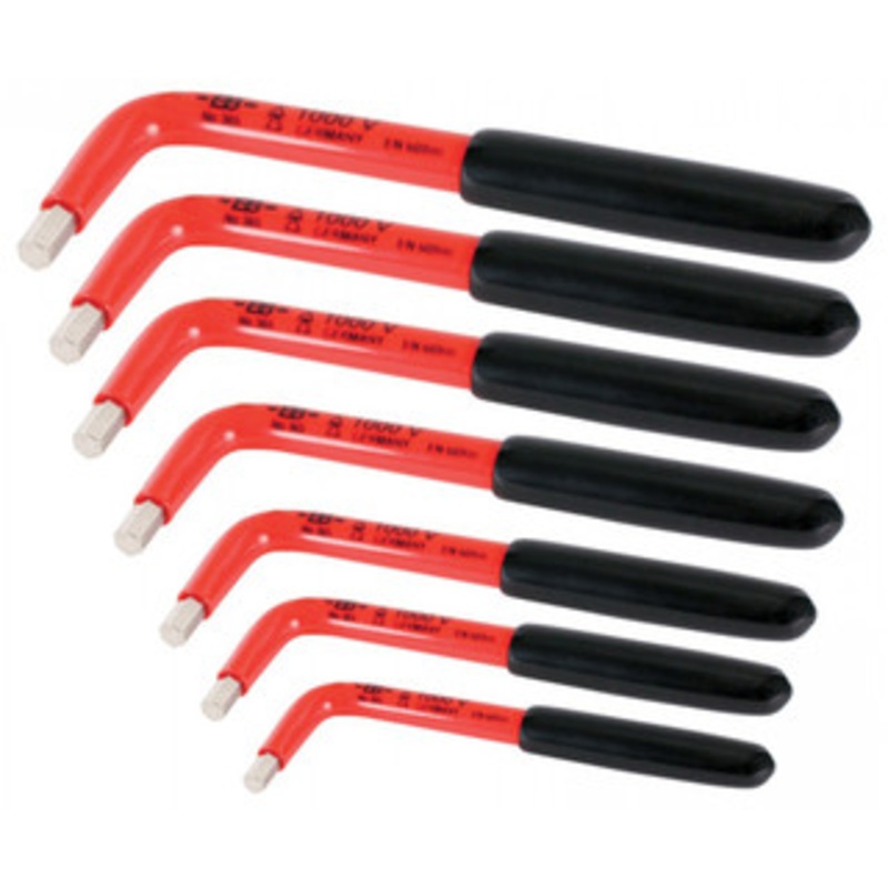 Wiha Insulated Metric Hex L-Key 7 Piece Set – 13691