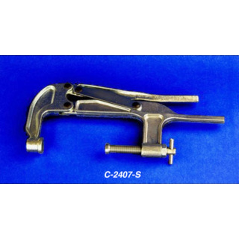 Knu-Vise C-Clamp Short Spindle 3.25 Throat Depth – C-2407-S