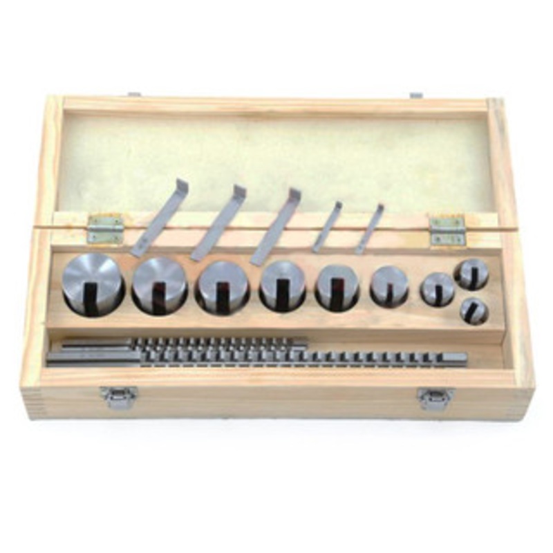 Precise No. 10-10A HSS Keyway Standard 27 Piece Broach Set – 404-622