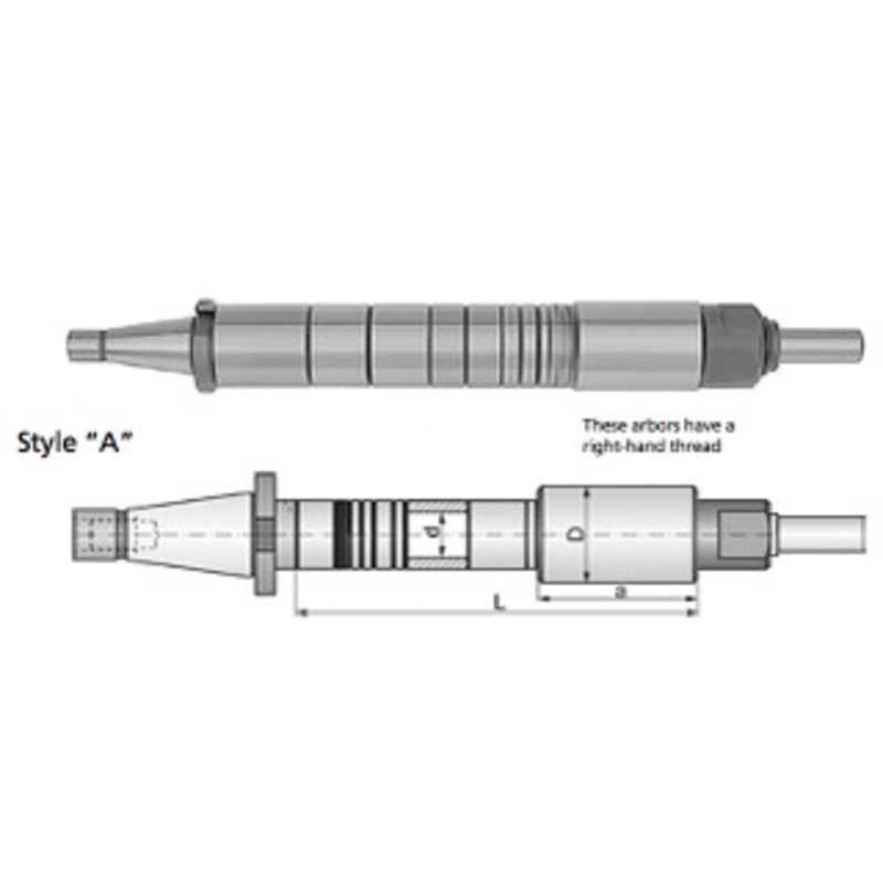 TMX Milling Machine Arbor, 51-A18-4 – 8-360-A065