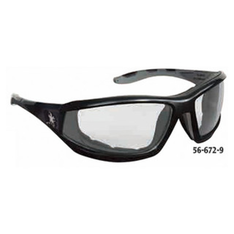 Crews Reaper Safety Glasses, Gray Lens, Anti-Fog & Scratch Resistant – 56-673-7