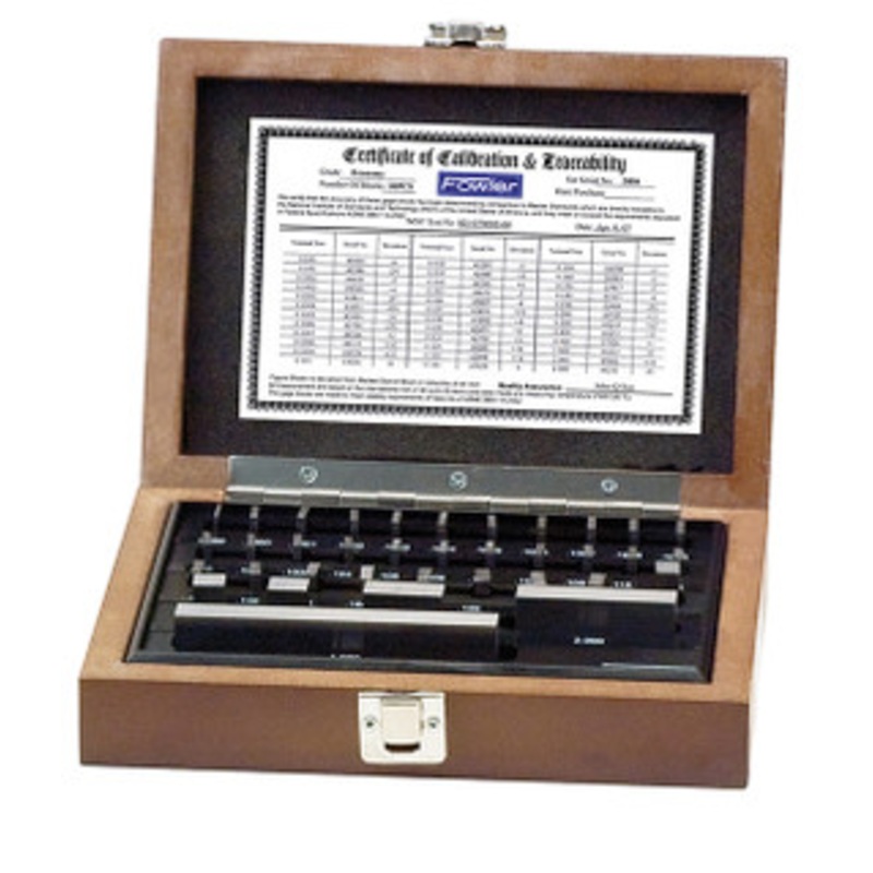 Fowler Inch & Metric Series Rectangular Gage Block Sets