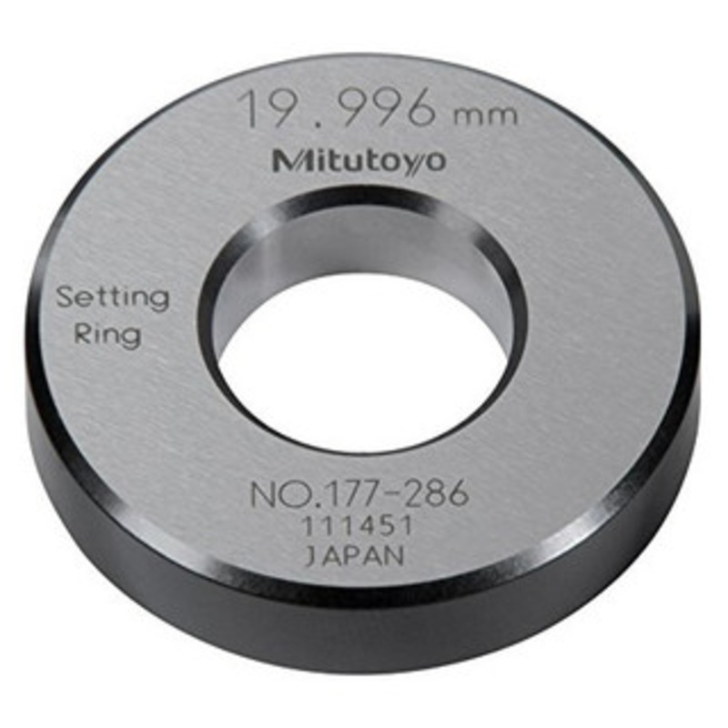 Mitutoyo Metric Steel Setting Ring, 20mm – 177-286