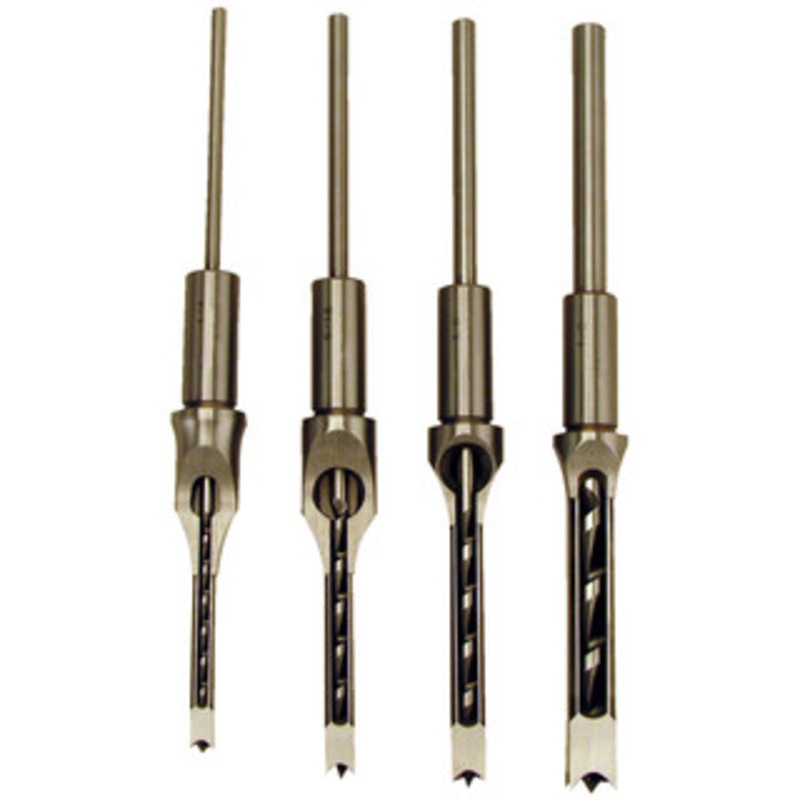 Powermatic Premium Mortise Chisel & Bits, Set of 4 (1/4, 5/16, 3/8, 1/2) – PM9-1791096