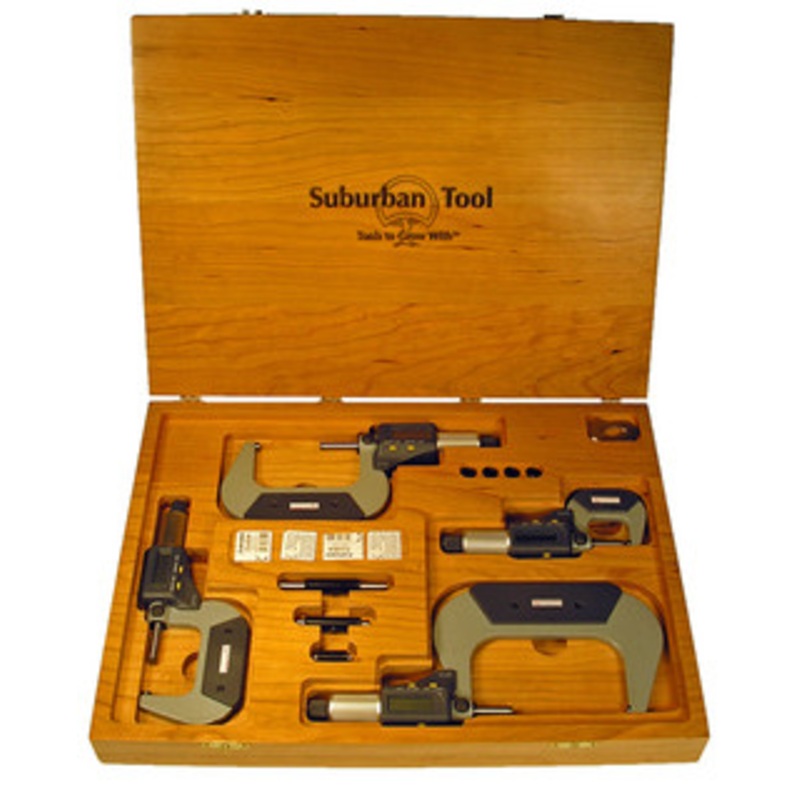 Suburban IP54 Electronic Digital Micrometer Set 0-6 Range – SMI-EDMIPS-0030