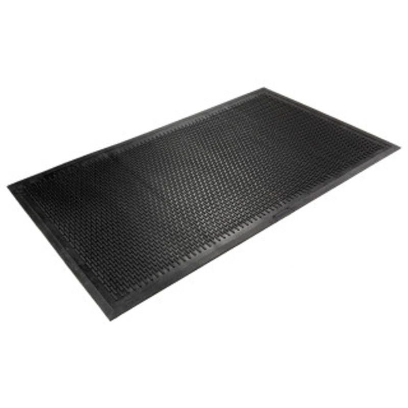 Wearwell Upfront Scraper Mats, Grease Resistant