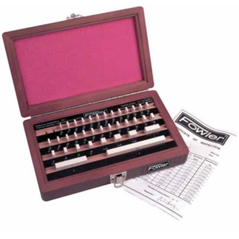 Fowler 36 and 81 Ceramic Gage Block Sets