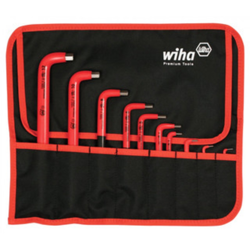 Wiha Insulated Metric Hex L-Key 10 Piece Set – 13693