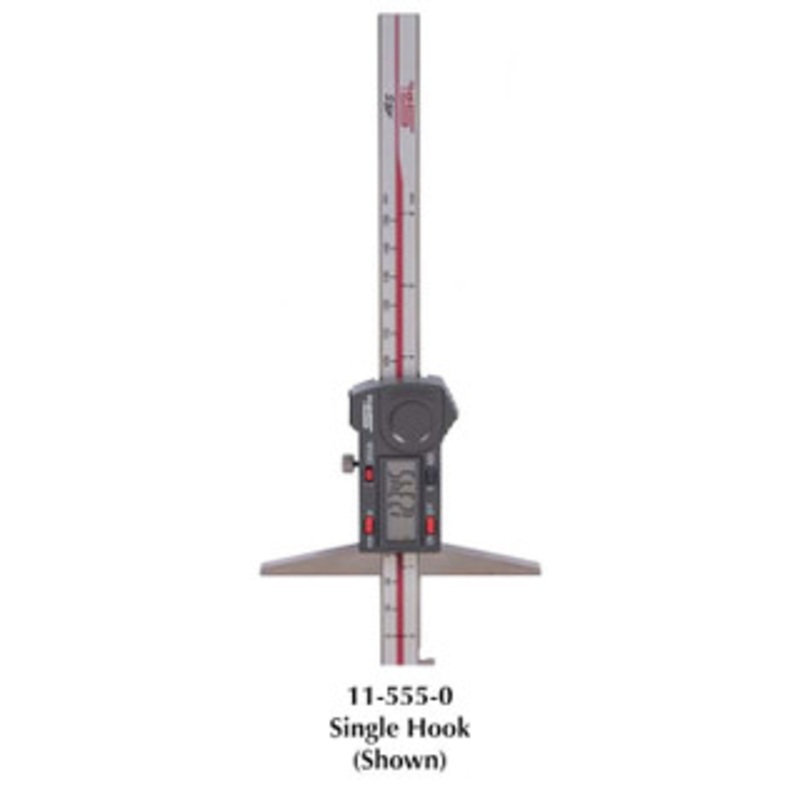 SPI Absolute Electronic Depth Gages, Single Hook or Without Hook