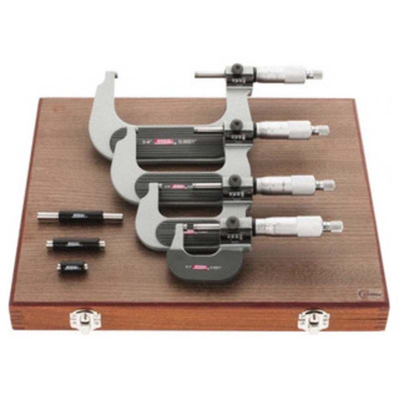 SPI Digit Outside Micrometer Set, 0-4 – 17-735-2