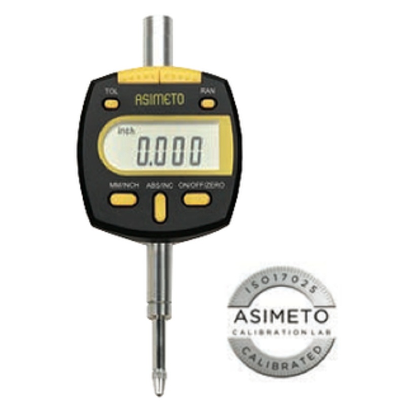 Asimeto Digital Indicator 0.5/12.5mm Range, 0.0005/0.01mm Resolution, 0.0008/0.02mm Accuracy – 7405951