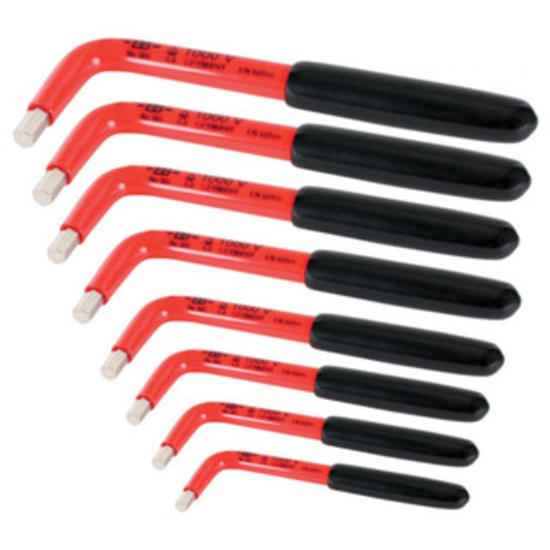 Wiha Insulated Inch Hex L-Key 8 Piece Set – 13690
